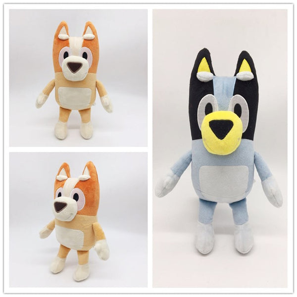 28cm Cartoon Bluey Bingo Plush Toy Figure Stuffed Animal Dog Dolls Lovely Puppy Toys Children Gift