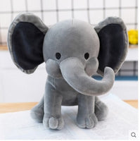 Free shipping 25cm Cute Plush Toys Elephant Bedtime  Baby Sleeping Soft Stuffed Plush toy for childern gift