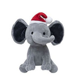 Free shipping 25cm Cute Plush Toys Elephant Bedtime  Baby Sleeping Soft Stuffed Plush toy for childern gift
